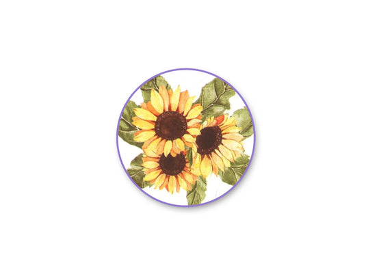 Paper Craft Sticker: 5"x12" 2-Sticker Themed Set H) Floral Medley