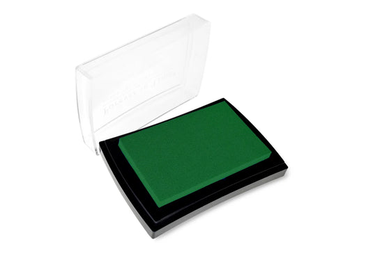 Stamp Ink Pad: 1.5"x2.5" Pigment Solid Color AcidFree E) Green