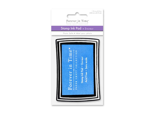 Stamp Ink Pad: 1.5"x2.5" Pigment Solid Color AcidFree L) Royal Blue
