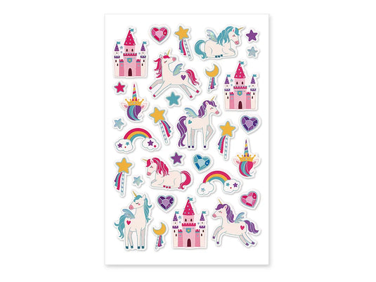 Paper Craft Sticker: 5.7"x9.8" 3D EVA with Foil D) Fantasia