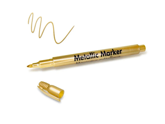 Metallic Marker: 1.2mm Fine Point A) Gold