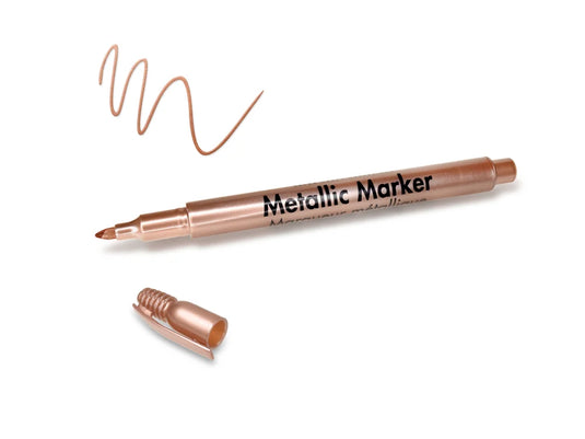 Metallic Marker: 1.2mm Fine Point H) Copper