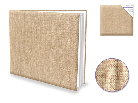 Scrapbook Album: 12"x12" PostBound w/10shts&prot A) Burlap