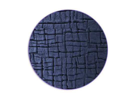 Scrapbook Album: 12"x12" PostBound w/10shts&prot F) Black & Blue Distressed