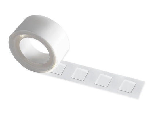 Wonder Dots: 10mm Square Double-Sided Clear Super-Tack 80pc Flat