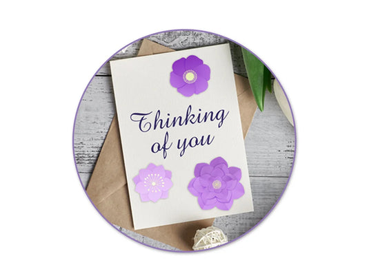 Paper Pad: 6"x6" Color Theme Stack Pad x30 (30 Designs) 100GSM A) Purple