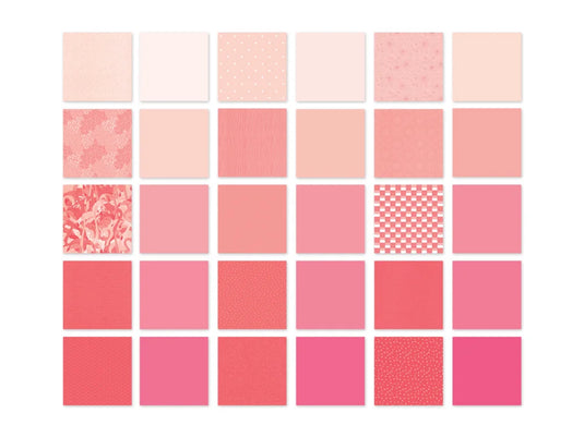 Cardstock: 12"x12" Color Theme Stack Pad x30 Double-Sided 230GSM C) Pink