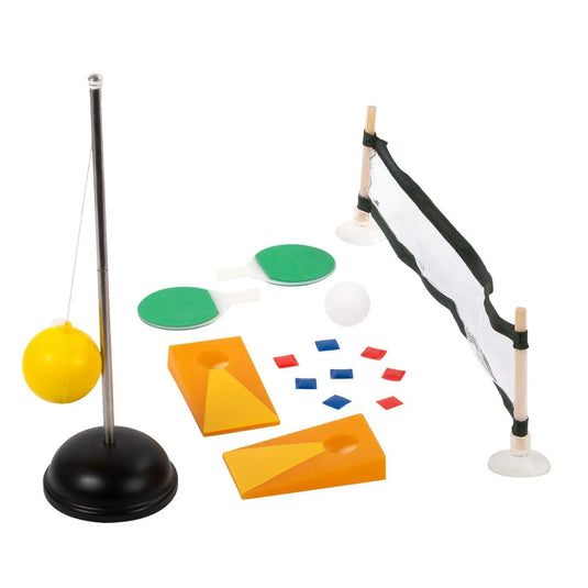 Table Finger Games, 3/s, Cornhole/Pingpong/Tetherball