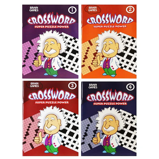 Book Crossword Puzzle Brain Games