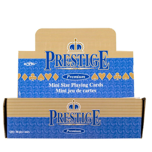 Prestige Mini Playing Cards, 38mmx58mm, Color Box