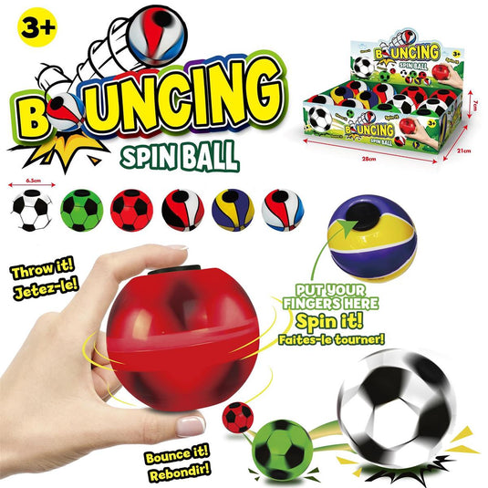 2.5" Bouncing Spin Ball