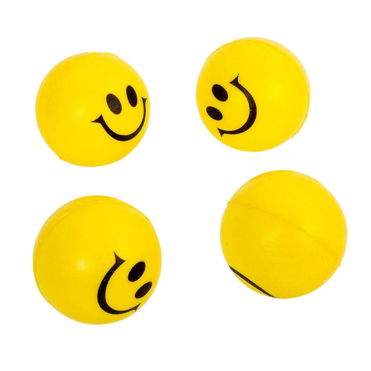 63mm PU Squeeze Happy Face Ball