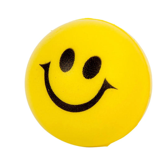 63mm PU Squeeze Happy Face Ball