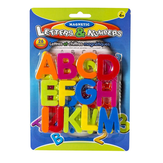 26-pc Magnetic Upper Case Letter, b/c,(CS)