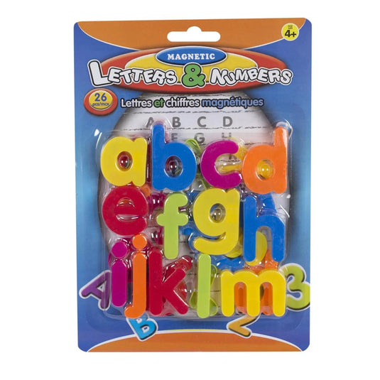 26-pc Magnetic Lower Case Letter, b/c