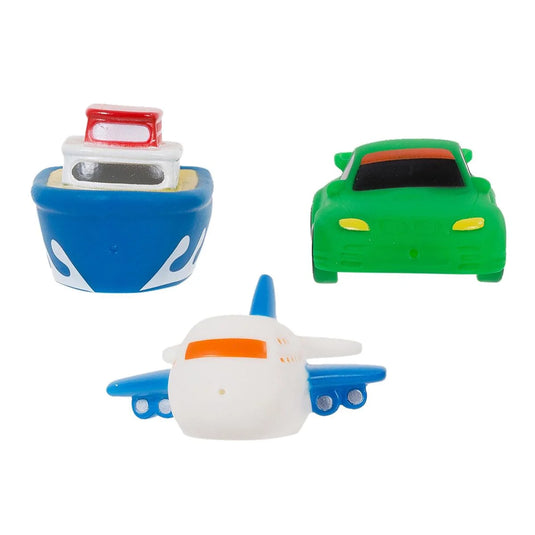 TootsieB,3pc Transport Bath Squirts pvc bag w header,