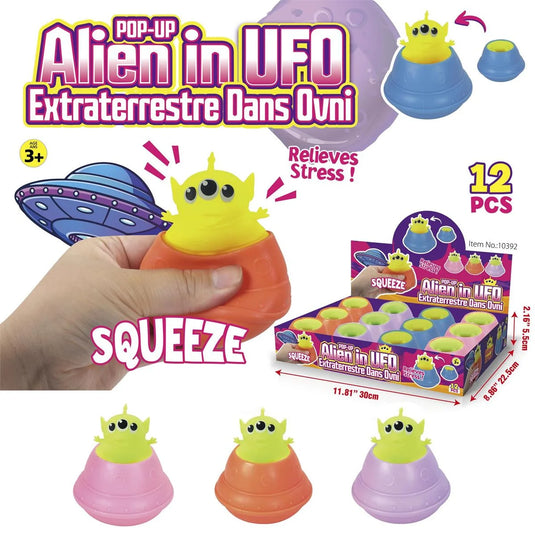 Pop-Up Alien in UFO