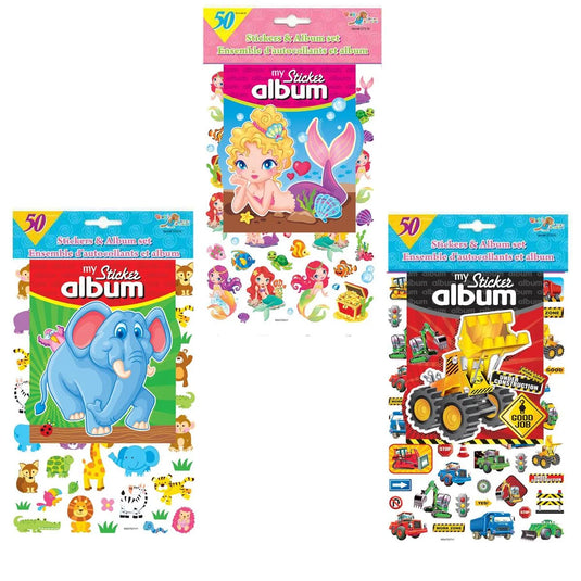 Woody's 50-Pc Stickers & Album Set