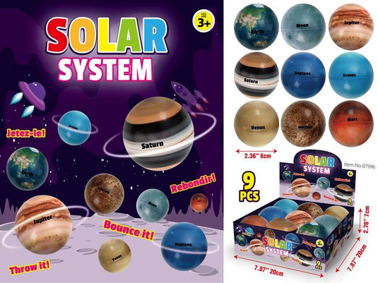 Solar System Bouncing Ball