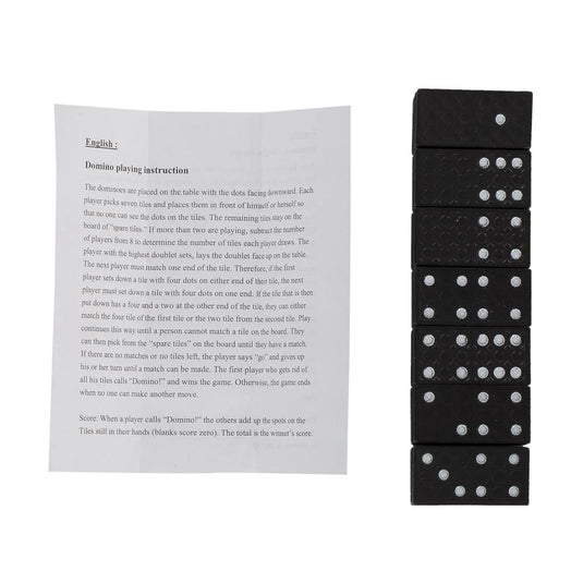 28-pc Wdn. Dominoes Set, box