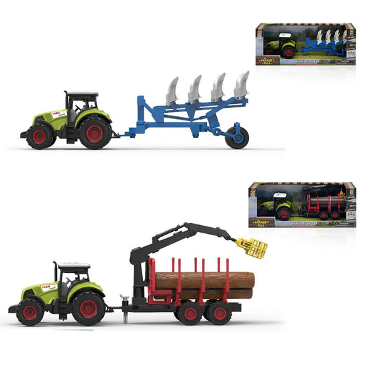 1:36 Friction Farm Tractor & w/light & Sound