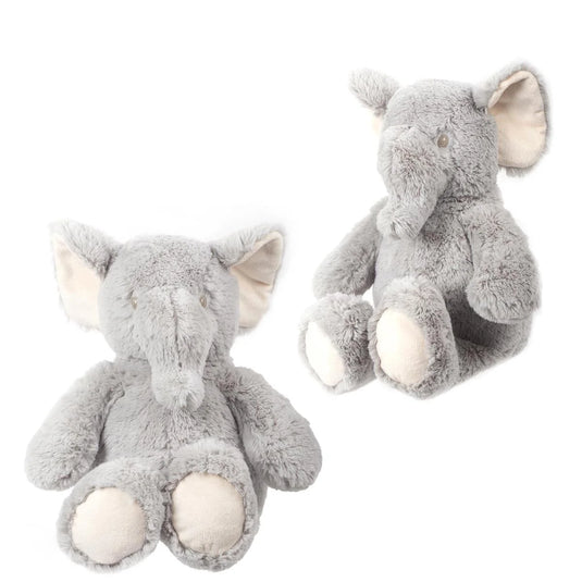 Cuddly Buddy, 12" Grey Elephant, Super Soft Micro Fleece Plush, h/c