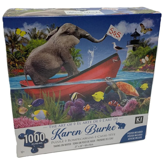 CASSE-TÊTE/1000pc PUZZLE KAREN BURKE TAKING ON WATER 20x27inch