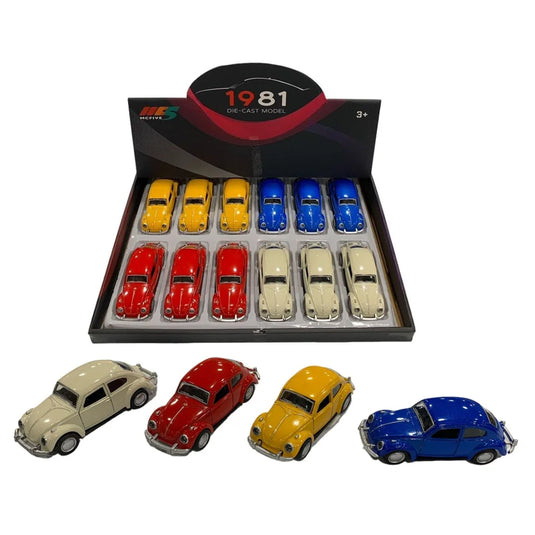 DIE CAST CAR IN DISPLAY 4.88" - BEETLE