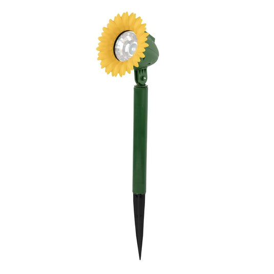 Solar Adjustable Sunflower Stake Light w/1 White LED