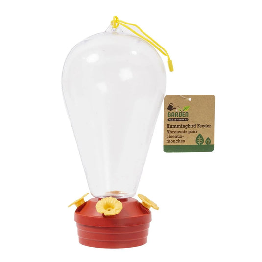 Garden E. 9"H Hummingbird Feeder, Hang Tag; 4.5"Lx9"H