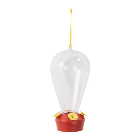 Garden E. 9"H Hummingbird Feeder, Hang Tag; 4.5"Lx9"H
