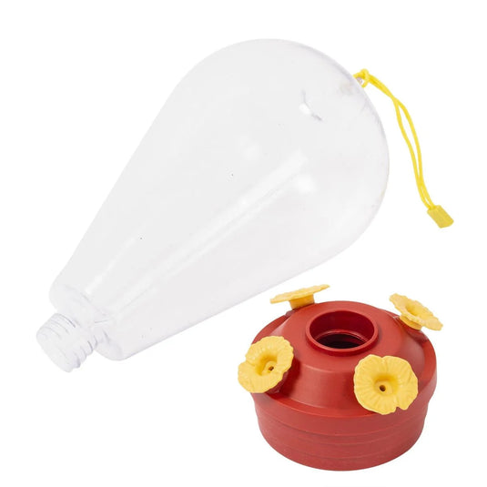 Garden E. 9"H Hummingbird Feeder, Hang Tag; 4.5"Lx9"H