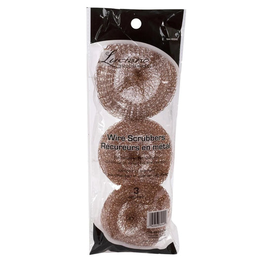 Luciano 3-pc Wire Scrubber, printed bag