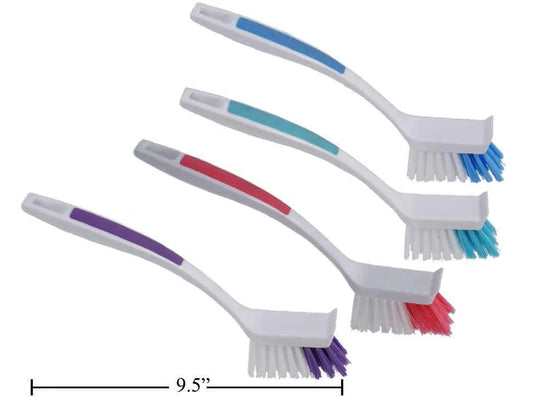 H.E., Plastic Brush w/Scraper, tag