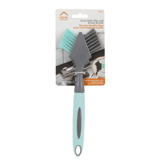 H.E. Dual Side Tile and Grout Brush L:9.2", Tie on Card