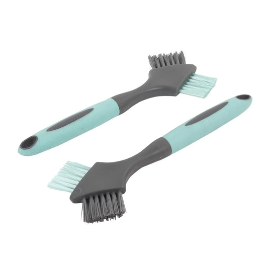 H.E. Dual Side Tile and Grout Brush L:9.2", Tie on Card