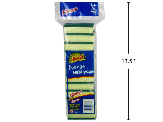 12-Pack Deluxe Scrubbing Sponges