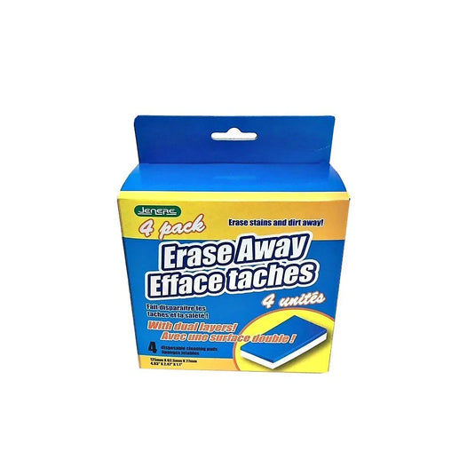 EFFACE TACHES PAQ. DE 4/PK ERASE AWAY MAGIC ERASER