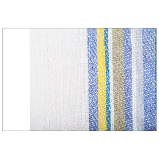 Luciano 15x25" Striped Waffle Tea Towel, 50g