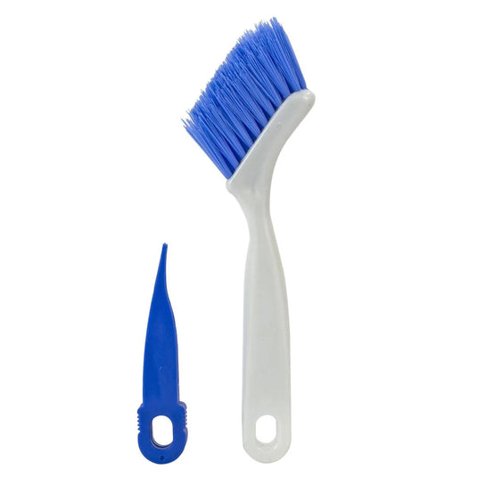 H.E. Sliding Door Brush w/ Scraper, slide b/c