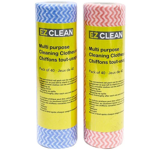 Cleaning Cloth Multipurpose Roll Non-Woven 40Pc