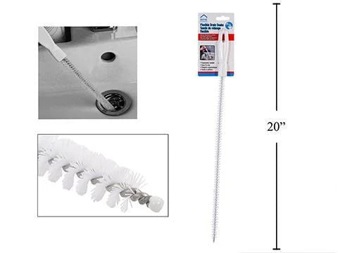 H.E. 18' Flexible Drain Brush T.O.C.