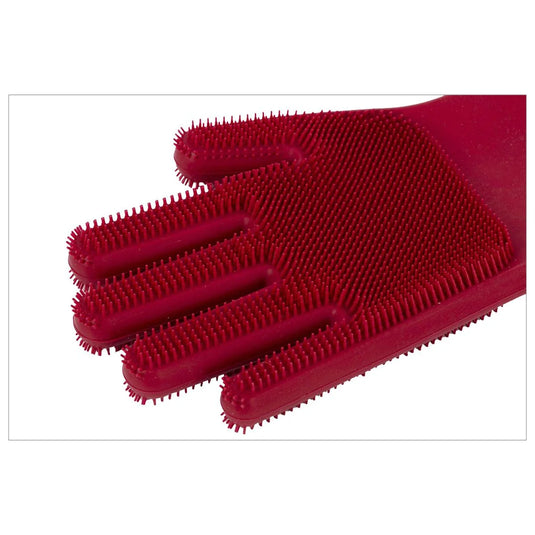 L. Gourmet Silicone Washing Sponge Glove, 2 colours, tag(CS)