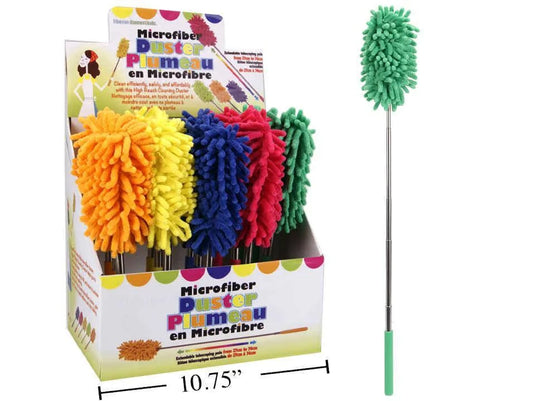 H.E. S.S. Microfiber Duster, Extendable,27-74cm