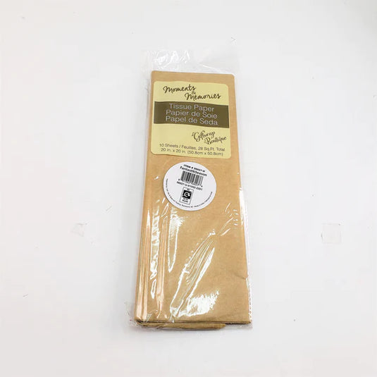 TISSUE WRAP EVERYDAY 10 PCS MATTE GOLD