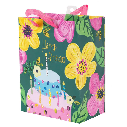 Paper T., Med Gift Bag, Bday Cake, Matte/HS 157GSM, HS Tag +j-hook