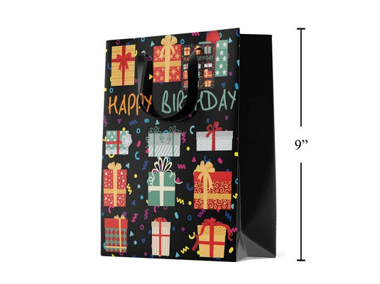 Paper T., Medium Gift Bag, Bday Gifts, Matte,