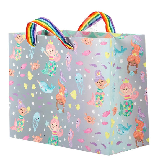 Paper T., DLX Med Gift Bag, Mermds, 210GSM, HS DLX Tag&Hdle, +j-hook