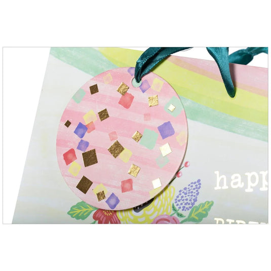 Paper T., Medium Gift Bag, Floral Cake, Matte 157GSM, HS Tag +j-hook