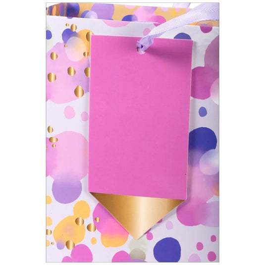 Paper T., Lge Gift Bag, Wtr clr Spltr, Wht. 157GSM, Tag +j-hook